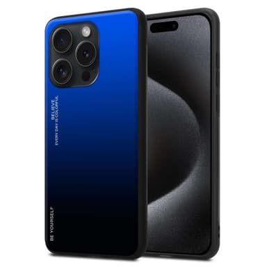 iPhone 15 PRO MAX Deksel Case Cover (Svart)