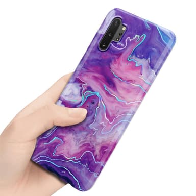 Samsung Galaxy NOTE 10 PLUS lommebokdeksel etui (lilla)