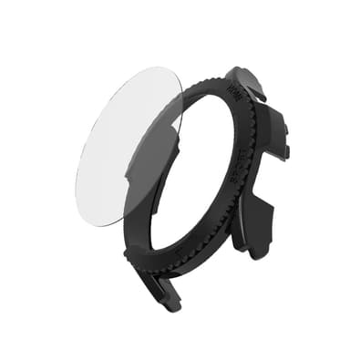 Veske og skjermbeskytter til Samsung Galaxy Watch 4 Classic 42mm Sort