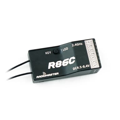 Radiomaster D8/D16/SFHSS R86C V2 6ch Reciver LBT