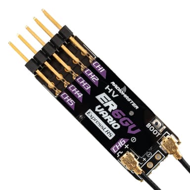 Radiomaster ELRS ER6GV 6ch PWM Reciver 2.4GHz