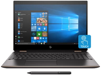 HP Spectre x360 2-i-1 15-df0180no bærbar PC (aske/kobber)
