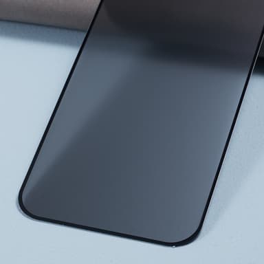 til iPhone 15 Pro herdet glass 180-graders anti-spion personvern 2 stk