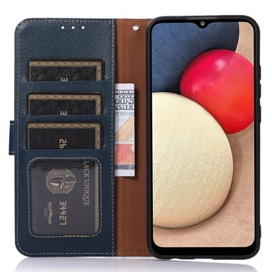KHAZNEH Lommebok-deksel til Google Pixel 8 Pro - Blå/Brun