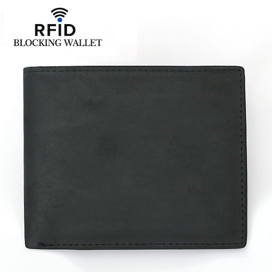 INF Lett sammenleggbar lommebokkortholder RFID-blokkering Sort
