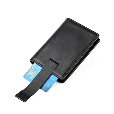 INF RFID-blokkerende magnetkortholder Sort