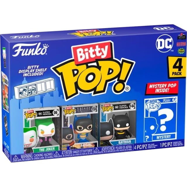 Funko Bitty Pop! DC The Joker figurer 4-pakning