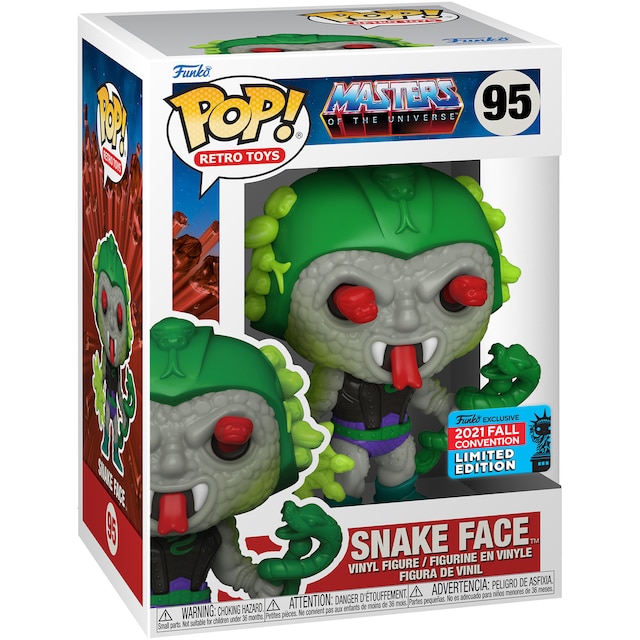 Funko Pop! Exclusive Masters of the Universe Snake Face figur