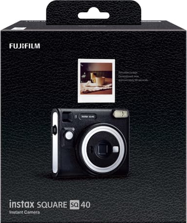 Fujifilm Instax Square SQ40 polaroidkamera (sort)