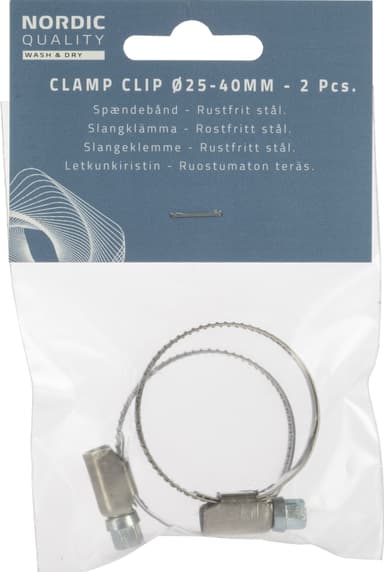 Nordic Quality slangeklemme 2 stk