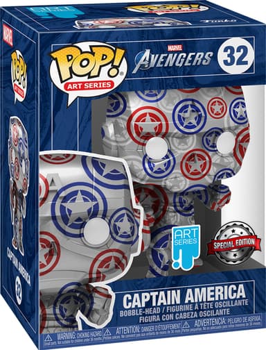 Funko! Pop! Exclusive Marvel Captain America bobblehead figur