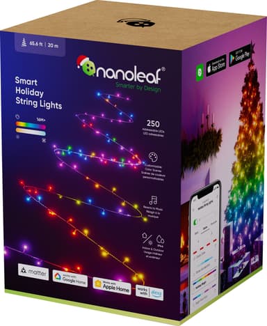 Nanoleaf Smart Holiday lyslenke 18 W, 20 m