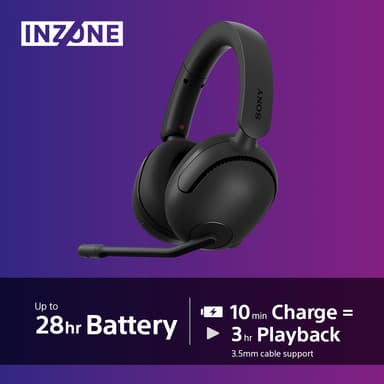 Sony Inzone H5 trådløst gaming headset (sort)