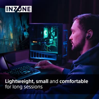 Sony Inzone Buds in-ear hodetelefoner for gaming (sort)
