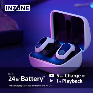 Sony Inzone Buds in-ear hodetelefoner for gaming (hvit)