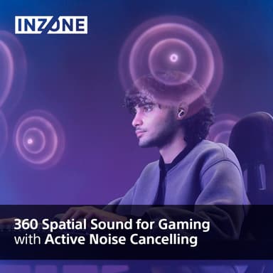 Sony Inzone Buds in-ear hodetelefoner for gaming (hvit)