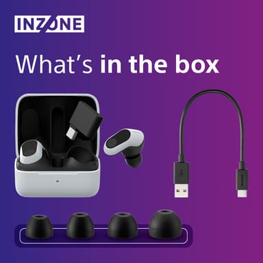Sony Inzone Buds in-ear hodetelefoner for gaming (hvit)