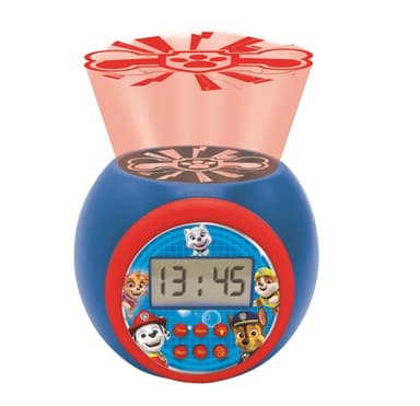 Paw Patrol Projector Vekkerklokke med timer
