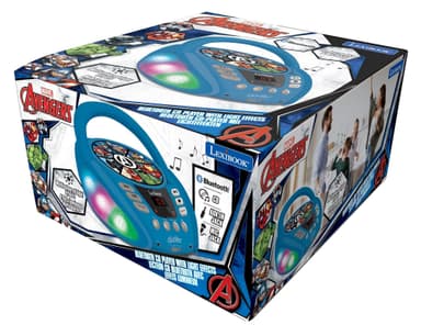 Avengers Bluetooth CD-spiller med lyseffekter