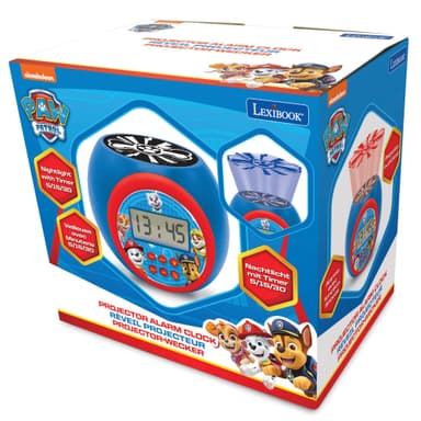 Paw Patrol Projector Vekkerklokke med timer