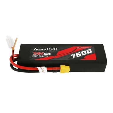 2s  7600mAh - 60C - Gens Ace XT60 PCM-Case
