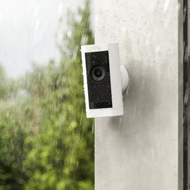 Ring Stick Up Cam Pro overvåkningskamera (hvit/batteri)