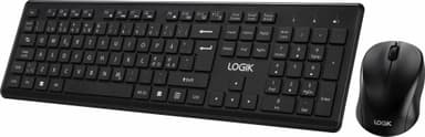 Logik sett med trådløs mus og tastatur Pan Nordic versjon