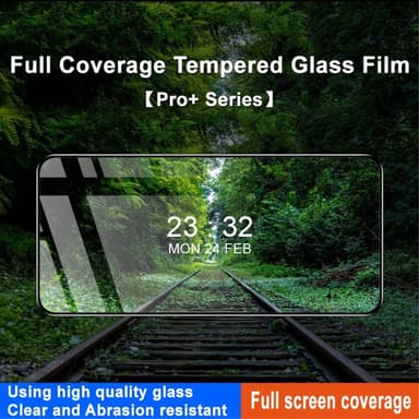 Google Pixel 8 IMAK Pro+ Fullt Herdet Glass Svart