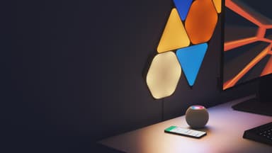 Nanoleaf Shapes Ultra Black Hexagon utvidelsespakke (3 paneler)