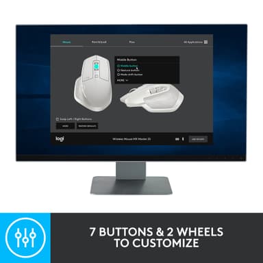 Logitech MX Master 2S trådløs mus (sort)