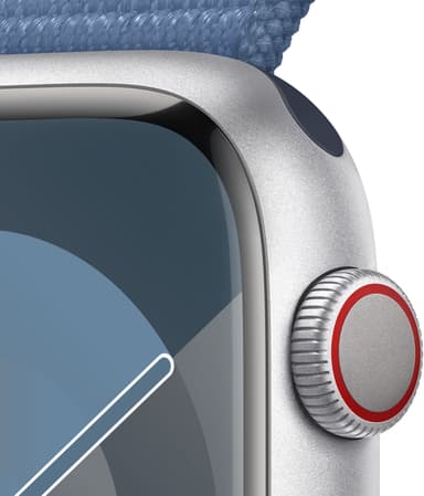 Apple Watch S9 45mm GPS+CEL (Silver Alu/Winter Blue Sport Loop)