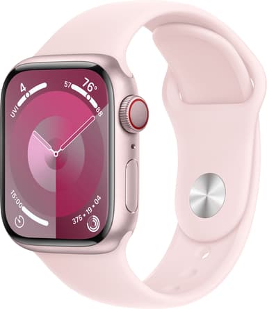 Apple Watch S9 41mm GPS+CEL (Pink Alu/Light Pink Sport Band) S/M