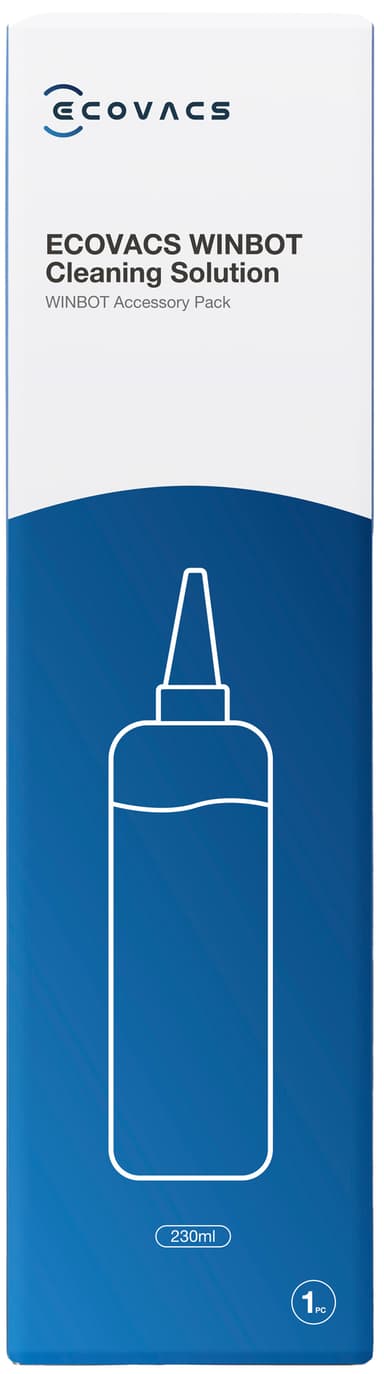 Rengjøringsmiddel for Ecovacs WINBOT W1 Pro robot vindusvasker (230ml)