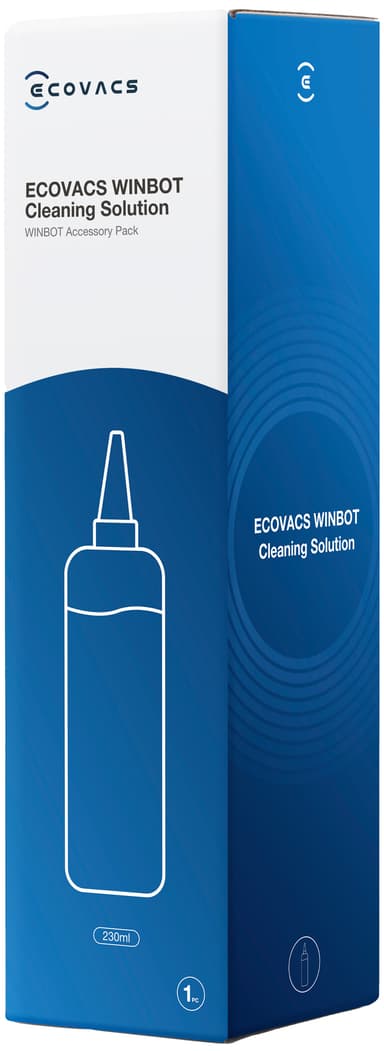 Rengjøringsmiddel for Ecovacs WINBOT W1 Pro robot vindusvasker (230ml)