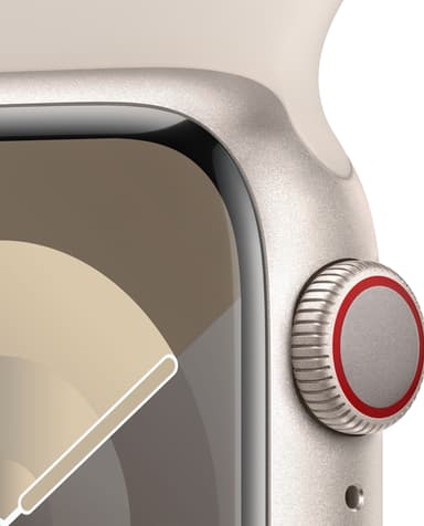 Apple Watch S9 41mm GPS+CEL (Starlight Alu/Starlight Sport Band) M/L