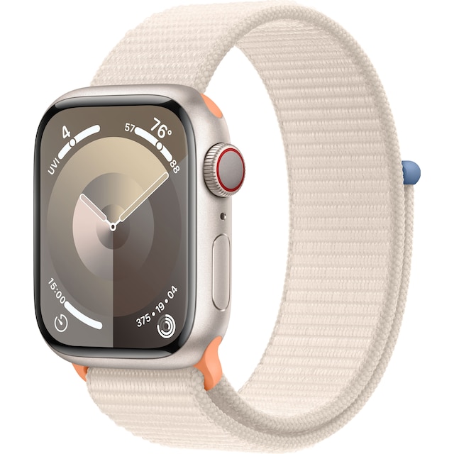 Apple Watch S9 41mm GPS+CEL (Starlight Alu/Starlight Sport Loop)