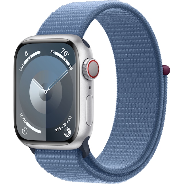 Apple Watch S9 41mm GPS+CEL (Silver Alu/Winter Blue Sport Loop)
