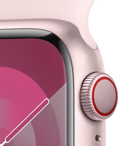 Apple Watch S9 41mm GPS+CEL (Pink Alu/Light Pink Sport Band) S/M