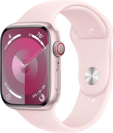 Apple Watch S9 45mm GPS+CEL (Pink Alu/Light Pink Sport Band) M/L