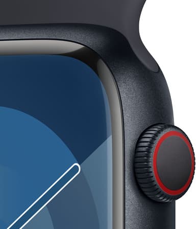 Apple Watch S9 45mm GPS+CEL (Midnight Alu/Midnight Sport Band) M/L