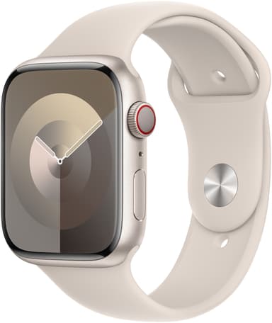 Apple Watch S9 45mm GPS+CEL (Starlight Alu/Starlight Sport Band) S/M