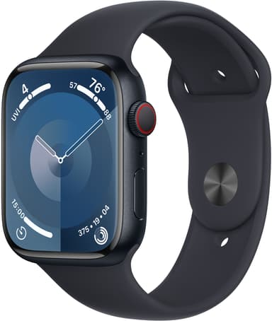 Apple Watch S9 45mm GPS+CEL (Midnight Alu/Midnight Sport Band) S/M
