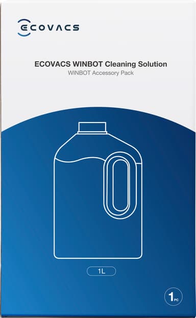 Rengjøringsmiddel for Ecovacs WINBOT W1 Pro robot vindusrenser (1L)