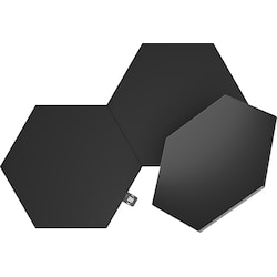 Nanoleaf Shapes Ultra Black Hexagon utvidelsespakke (3 paneler)