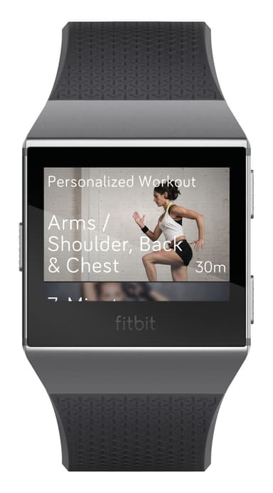 Fitbit Ionic smartklokke (koksgrå/røykgrå)