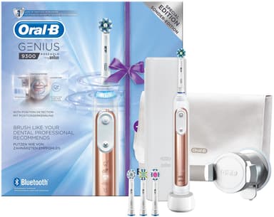 Oral-B Genius 9300 elektrisk tannbørste (rosegull)