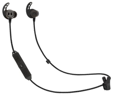JBL UA Sport Wireless React trådløse in-ear hodetelefoner (sort)