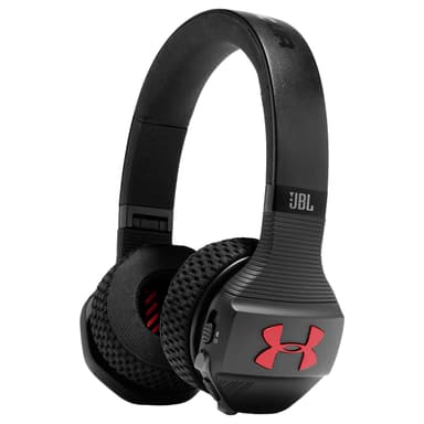 JBL UA Sport Wireless Train trådløse on-ear hodetelefoner (sort/rød)