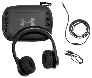 JBL UA Sport Wireless Train trådløse on-ear hodetelefoner (sort/rød)