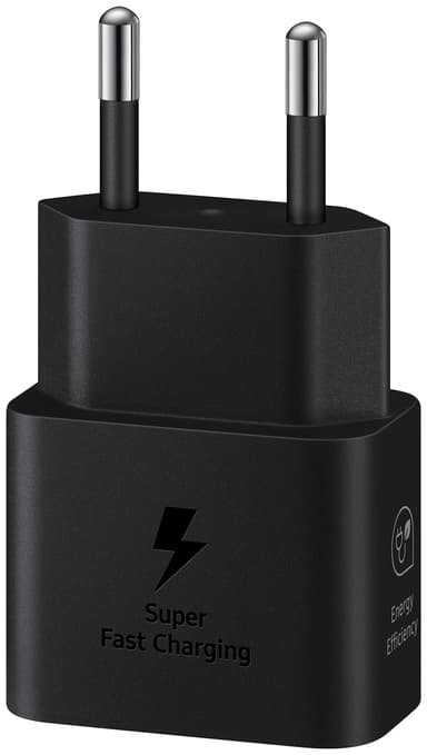 Samsung USB-C 25W vegglader (sort)